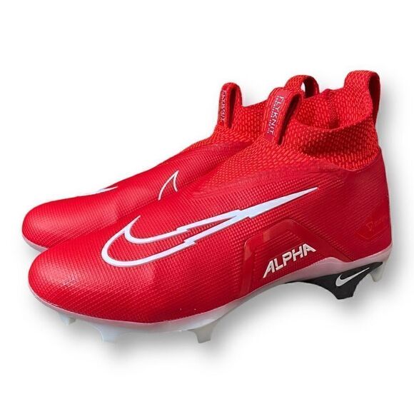 Nike Alpha Menace Elite 3 Football Cleats University Red CT6648-616 Mens size 10 - Picture 3 of 12